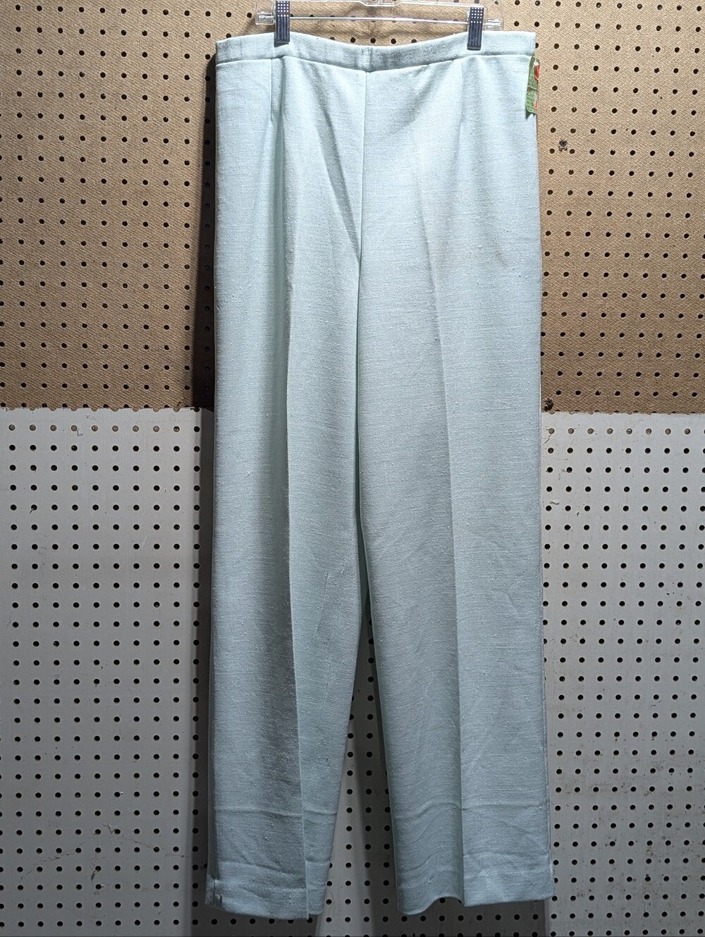 Rare Deadstock Vintage 1970s Devon Mint Green Knit Pants NWT Size 14 Pastel